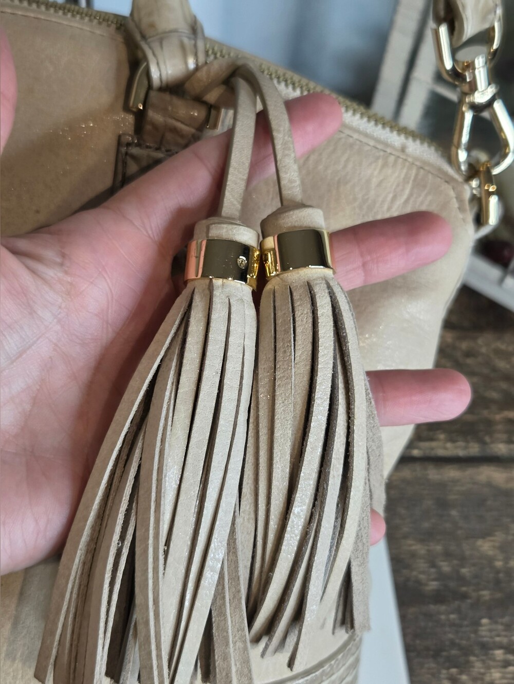 Brahmin Duxbury Set- Satchel, Wallet & Cheque Book Holder. - Picture 7 of 16